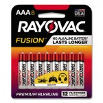 Rayovac Fusion Advanced Alkaline AAA Batteries, 8/Pack RAY8248TFUSK