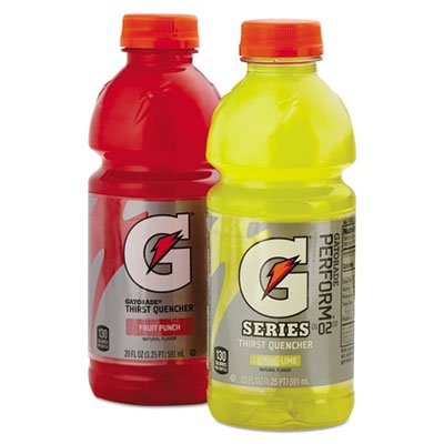 30004 G-Series Perform 02 Thirst Quencher Fruit Punch, 20 oz Bottle, 24/Carton QKR28667