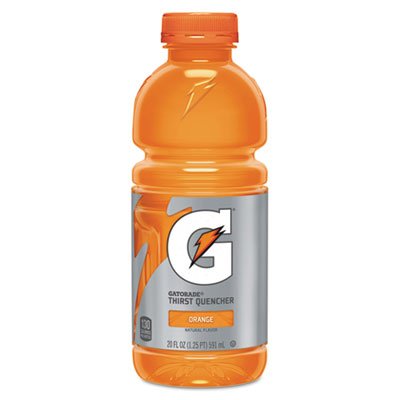 052000328677 G-Series Perform 02 Thirst Quencher, Orange, 20 oz Bottle, 24/Carton QKR28674