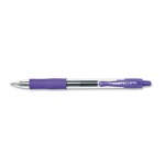 Pilot G2 Premium Retractable Gel Ink Pen, Refillable, Purple Ink, .5mm, Dozen PIL31006