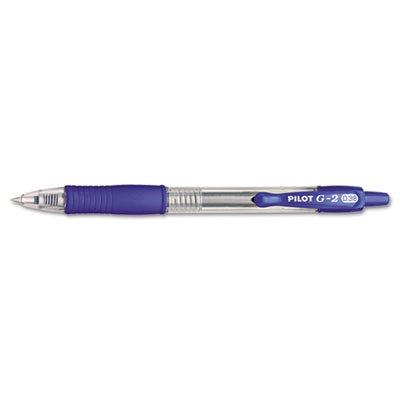 Pilot G2 Premium Retractable Gel Ink Pen, Blue Ink, Ultra Fine, Dozen PIL31278