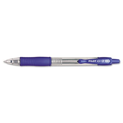 Pilot G2 Premium Retractable Gel Ink Pen, Blue Ink, Ultra Fine, Dozen PIL31278
