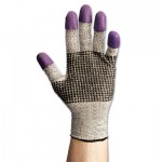 Jackson Safety G60 Purple Nitrile Gloves, Large/Size 9, Black/White, Pair KCC97432