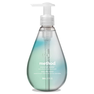 Method MTH01853 Gel Hand Wash, Coconut Waters, 12 oz Pump Bottle, 6/Carton MTH01853CT