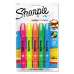 Sharpie Gel Highlighters, Bullet Tip, Assorted Colors, 5/Set SAN1803277