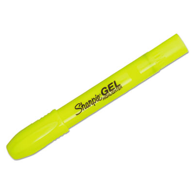 Sharpie Gel Highlighters, Bullet Tip, Fluorescent Yellow SAN1780478