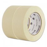 UNV51302 General Purpose Masking Tape, 48mm x 54.8m, 3" Core, 2/Pack UNV51302