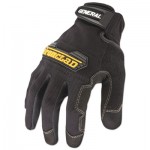 Ironclad General Utility Spandex Gloves, Black, Large, Pair IRNGUG04L