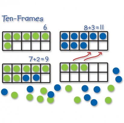 Giant Magnetic Ten-Frame Set LER6644