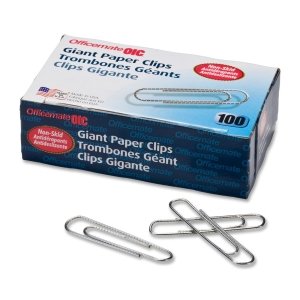 Giant-size Non-skid Paper Clips 99915