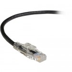 Black Box GigaBase 3 CAT5e 350-MHz Lockable Patch Cable (UTP), Black, 7-ft. (2.1-m) C5EPC70-BK-07