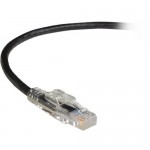 Black Box GigaBase 3 CAT5e 350-MHz Lockable Patch Cable (UTP), Black, 30-ft. (9.1-m) C5EPC70-BK-30