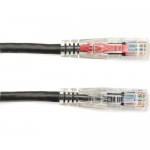 Black Box GigaBase 3 CAT5e 350-MHz Lockable Patch Cable (UTP), Black, 4-ft. (1.2-m) C5EPC70-BK-04