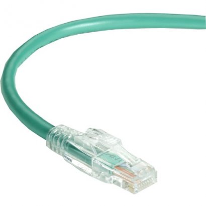 Black Box GigaBase 3 CAT5e 350-MHz Lockable Patch Cable (UTP), Green, 6-ft. (1.8-m) C5EPC70-GN-06