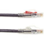 Black Box GigaBase 3 CAT5e 350-MHz Lockable Patch Cable (UTP) - Violet, 7-ft. (2.1-m) C5EPC70-VT-07
