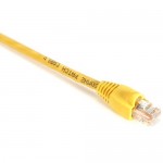 Black Box GigaBase 350 Cat5e Patch Cable, Snagless Boots, Yellow, 6-ft. (1.8-m), 25-Pack EVNSL84-0006-25PAK
