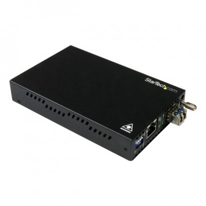 StarTech.com Gigabit Ethernet Copper-to-Fiber Media Converter - SM LC - 10 km ET91000SM10