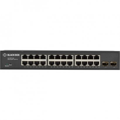 Black Box Gigabit Ethernet Managed Switch - (24) RJ-45, (2) SFP LGB2126A