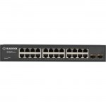 Black Box Gigabit Ethernet Managed Switch - (24) RJ-45, (2) SFP LGB2126A