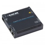 Black Box Gigabit PoE Media Converter, 10/100/1000BASE-T to SFP LGC5200A