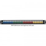 Black Box GigaStation2 High-Density Multimedia Patch Panel, 24-Port, 1U JPMT1024A