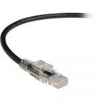 Black Box GigaTrue 3 CAT6 550-MHz Lockable Patch Cable (UTP), Black, 3-ft. (0.9-m) C6PC70-BK-03