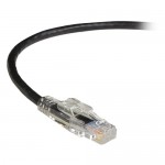 Black Box GigaTrue 3 CAT6 550-MHz Lockable Patch Cable (UTP), Black, 5-ft. (1.5-m) C6PC70-BK-05
