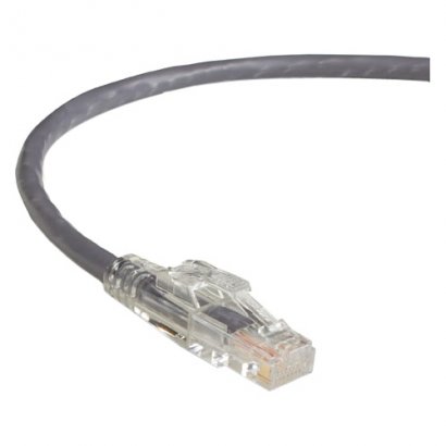 Black Box GigaTrue 3 CAT6 550-MHz Lockable Patch Cable (UTP), Gray, 20-ft. (6.0-m) C6PC70-GY-20
