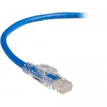 Black Box GigaTrue 3 CAT6 550-MHz Lockable Patch Cable (UTP), Blue, 15-ft. (4.5-m) C6PC70-BL-15