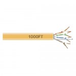 Black Box GigaTrue 550 CAT6, 550-MHz Solid Bulk Cable, 1000-ft. (304.8-m), PVC, Orange EYN866A-PB-1000
