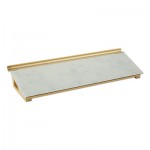 Quartet Glass Dry Erase Desktop Computer Pad, 18 x 6, Marble QRTGDP186M