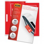 Fellowes Glossy Pouches - ID Tag punched, 5 mil, 100 pack 52016