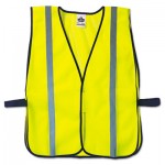 Ergodyne GloWear 8020HL Safety Vest, Polyester Mesh, Hook Closure, Lime, One Size Fit All EGO20040