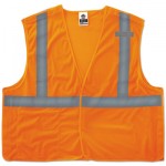 Ergodyne GloWear 8215BA Type R Class 2 Econo Breakaway Mesh Vest, Orange, L/XL EGO21065