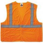 Ergodyne GloWear 8215BA Type R Class 2 Econo Breakaway Mesh Vest, Orange, S/M EGO21063