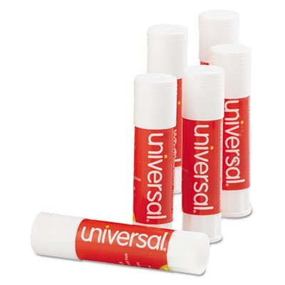 UNV75748 Glue Stick, .28 oz, Stick, Clear, 12/Pack UNV75748