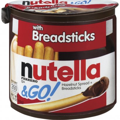 Nutella & GO Hazelnut Spread & Breadsticks 80314