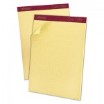 Ampad Gold Fibre Canary Quadrille Pad, 8 1/2 x 11 3/4, Canary, 50 Sheets TOP22143