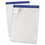 Ampad Gold Fibre Pads, 8 1/2 x 11 3/4, White, 50 Sheets, Dozen TOP20070