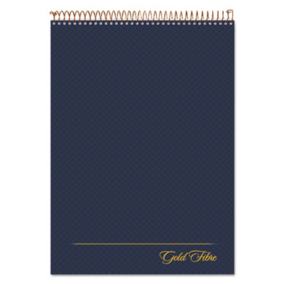 Ampad Gold Fibre Wirebound Writing Pad w/ Cover, 1 Subject, Project Notes, Navy Cover, 8.5 x 11.75, 70