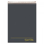 Ampad Gold Fibre Wirebound Writing Pad w/Cover, 8 1/2 x 11 3/4, White, Grey Cover TOP20813