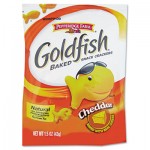 Goldfish Crackers, Cheddar, Single-Serve Snack, 1.5oz Bag, 72/Carton PPF13539