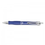 Zebra GR8 Retractable Gel Pen, Blue nk, Medium, Dozen ZEB42620