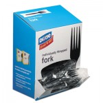 FM5W540 PACK Grab   N Go Wrapped Cutlery, Forks, Black, 90/Box DXEFM5W540PK