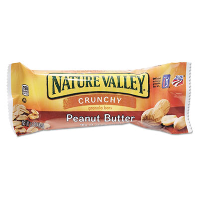 Nature Valley GEM33550 Granola Bars, Peanut Butter Cereal, 1.5 oz Bar, 18/Box AVTSN3355