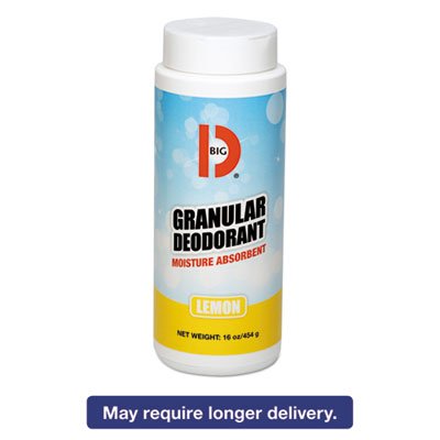 BGD 150 Granular Deodorant, Lemon, 16oz, Shaker Can, 12/Carton BGD150