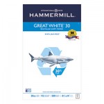 Hammermill Great White Recycled Copy Paper, 92 Brightness, 20lb, 8-1/2 x 14, 500 Shts/Ream HAM86704