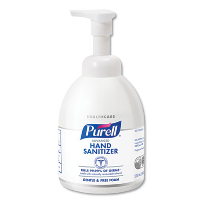 PURELL 5791-04 Green Certified Advanced Instant Foam Hand Sanitizer, 535 ml Bottle, 4/Carton GOJ579104CT