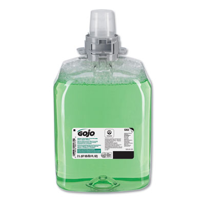 GOJO 5263-02 Green Certified Foam Hair and Body Wash, Cucumber Melon, 2,000 mL Refill, 2/Carton GOJ526302