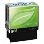 035353 Green Line Message Stamp, Void, 1 1/2 x 9/16, Blue COS098373